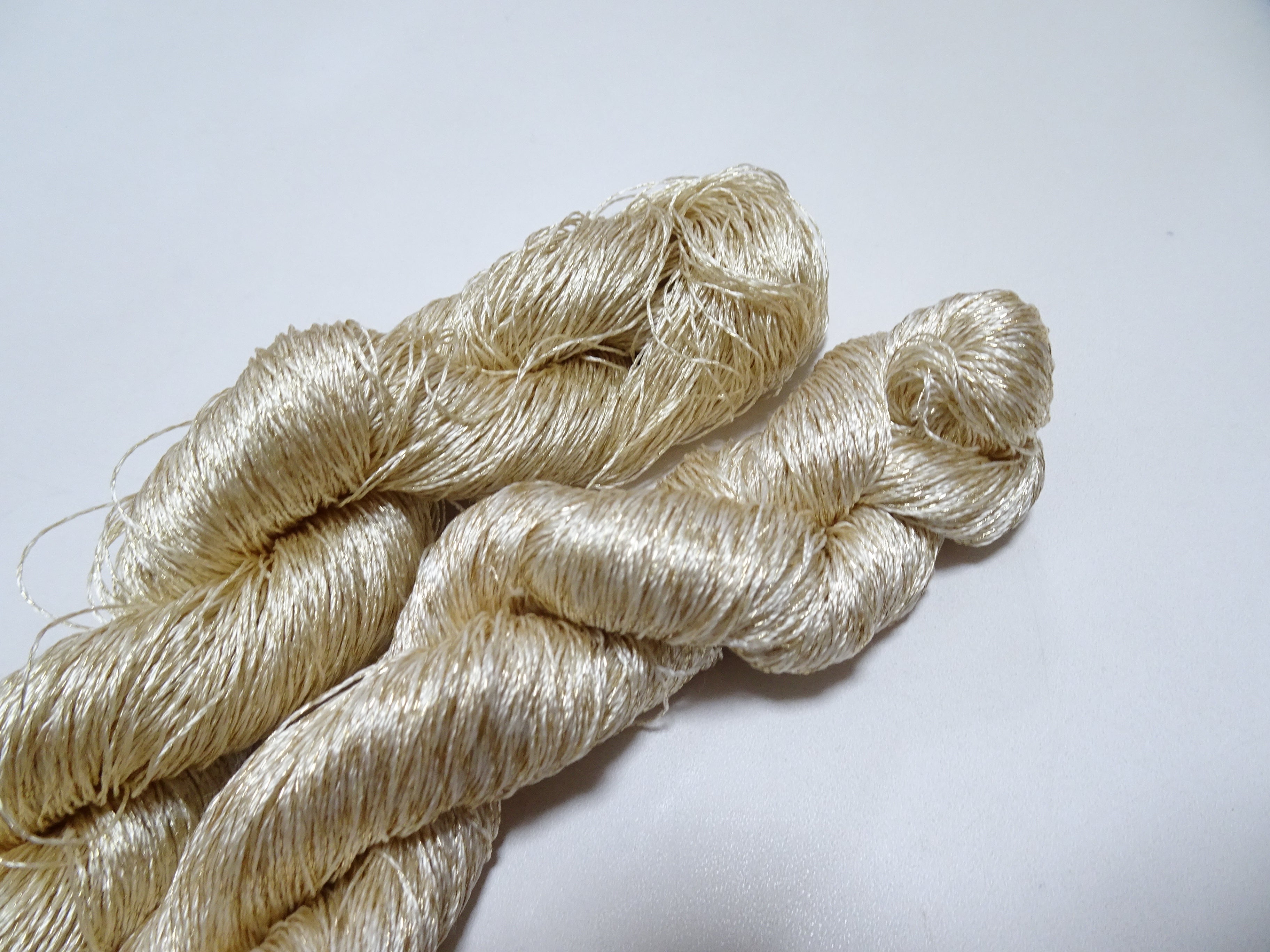 Rare Threads Japanese Vintage High Class Rare Silk Thread 2sets Mixture of Gold emb ...