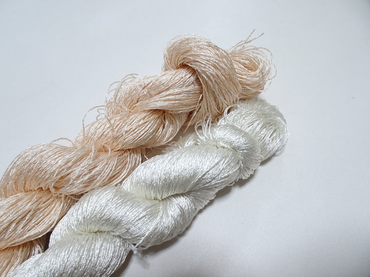 Japanese Vintage High Class Rare Silk Thread 2sets Mixture of Gold embroidery 14704