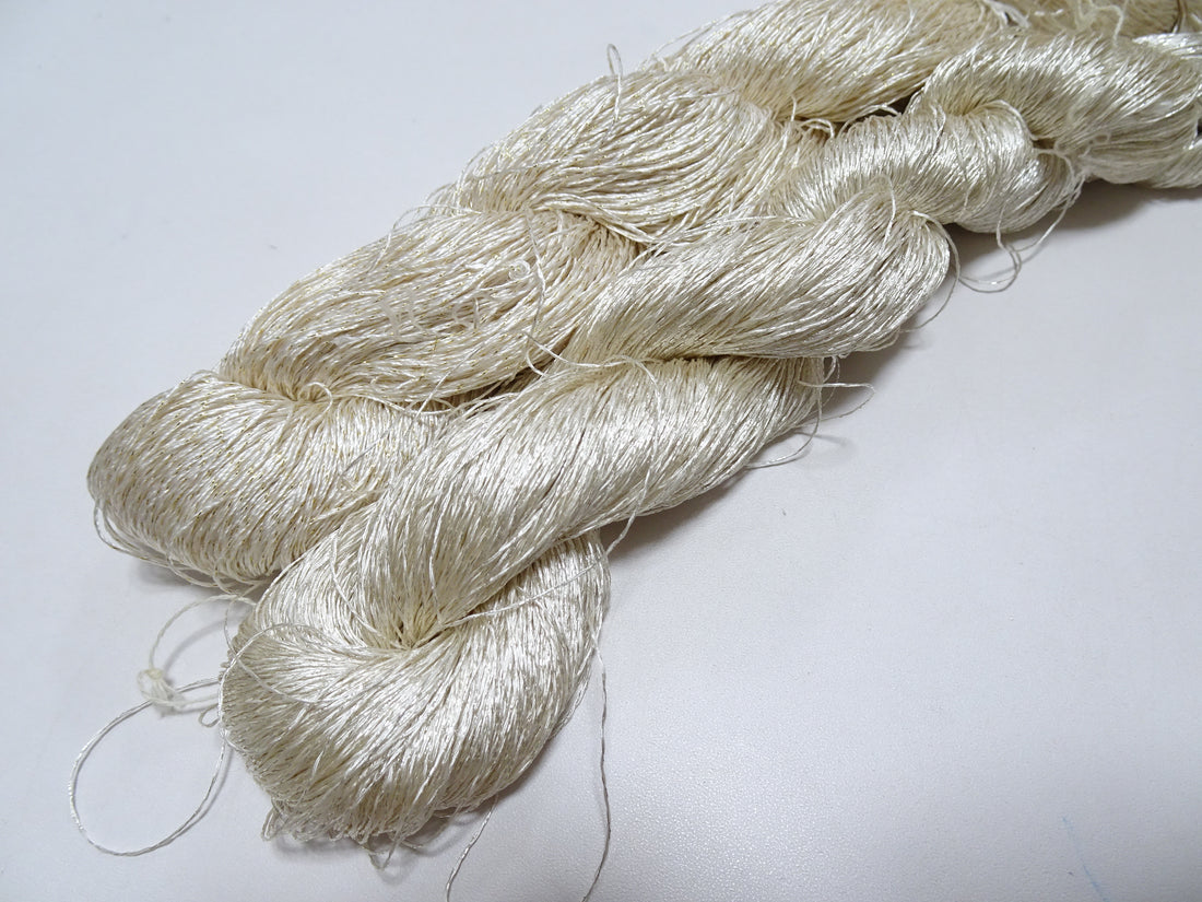 Japanese Vintage High Class Rare Silk Thread 2sets Mixture of Gold embroidery 14706