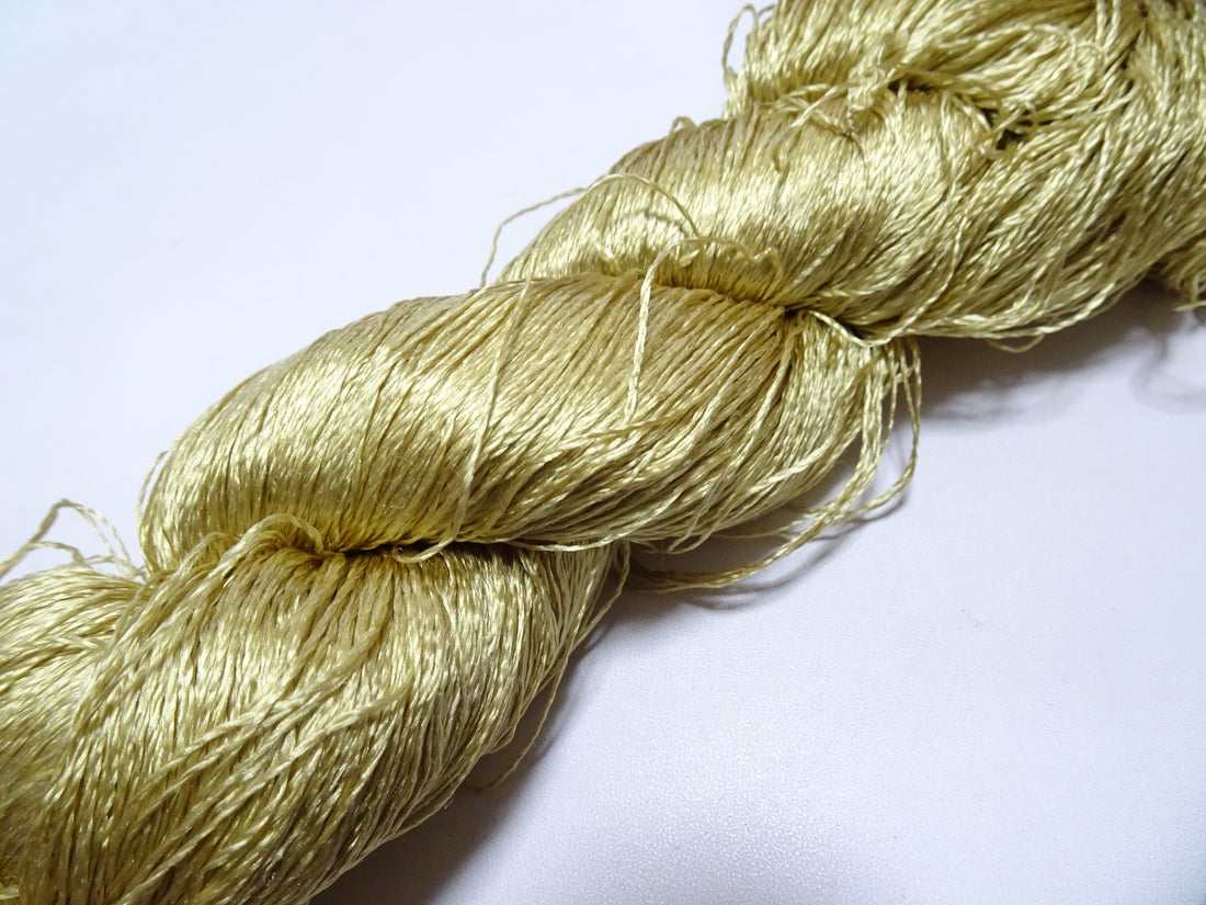 Japanese Vintage Twisted Silk Thread　Embroidery 18799