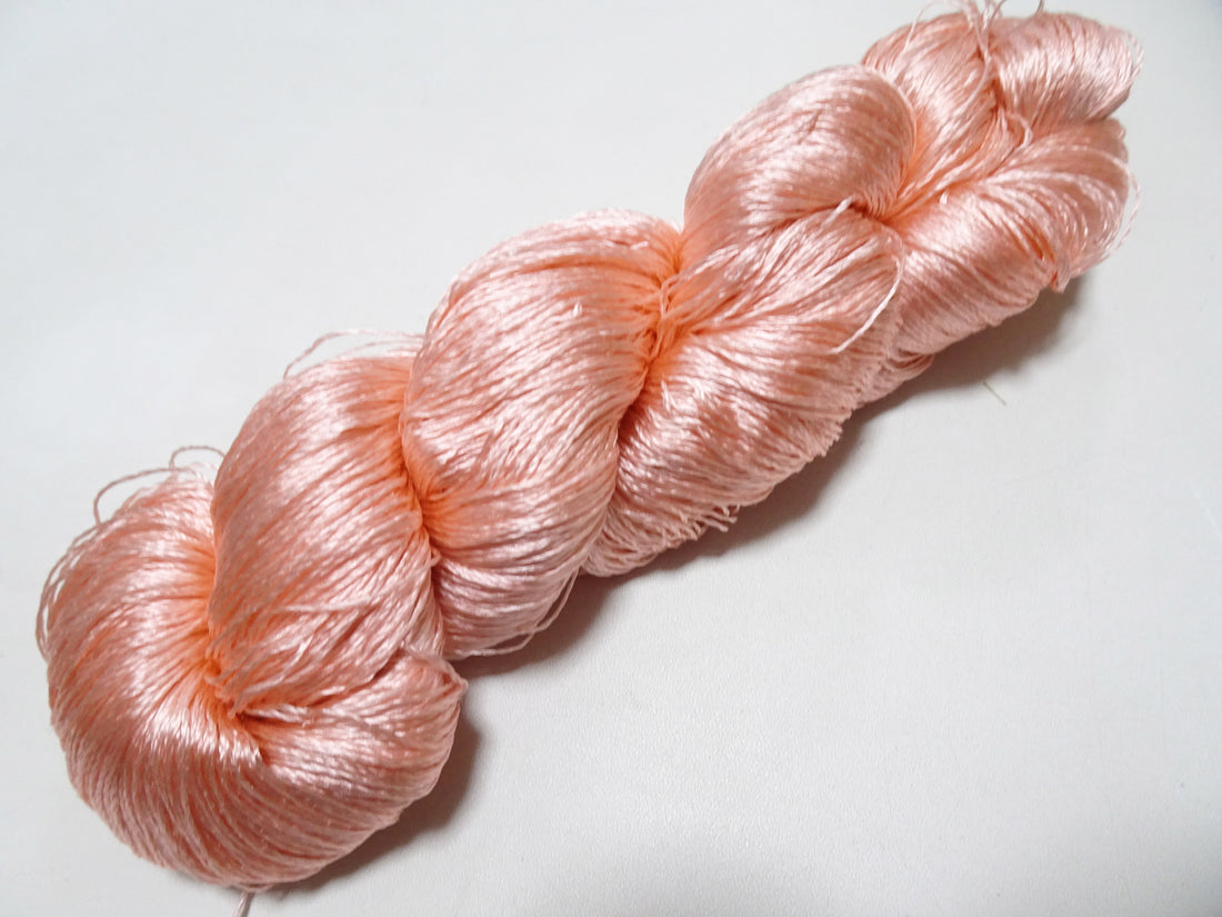 Japanese Vintage Twisted Silk Thread　Embroidery 18802