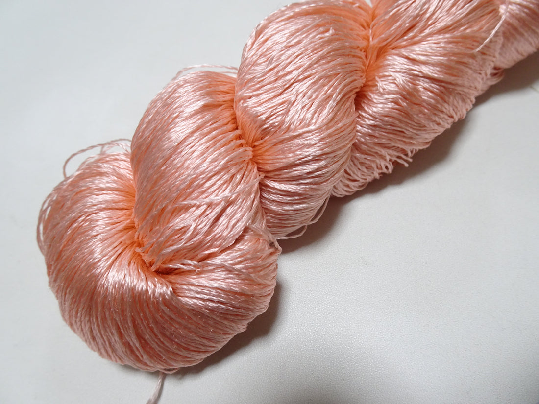 Japanese Vintage Twisted Silk Thread　Embroidery 18802