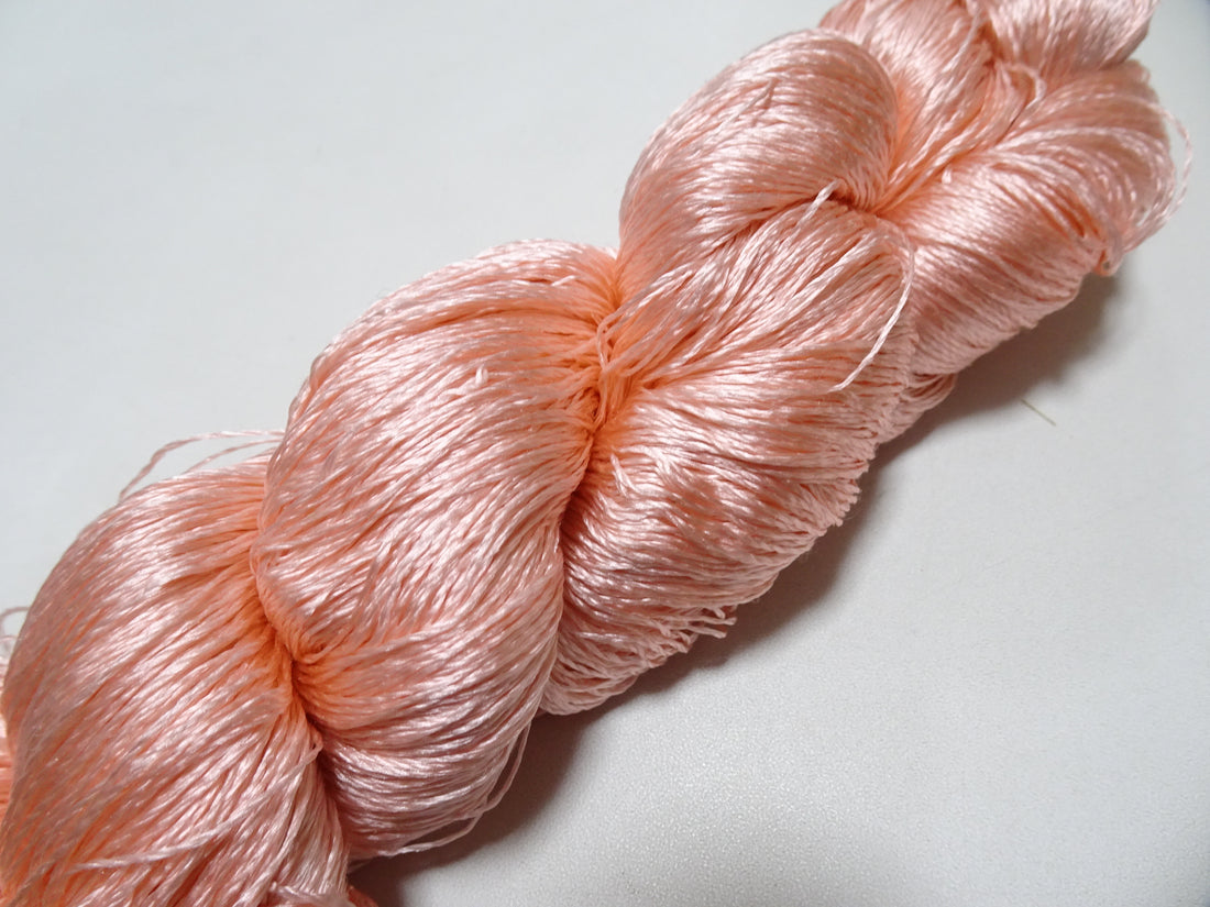 Japanese Vintage Twisted Silk Thread　Embroidery 18802