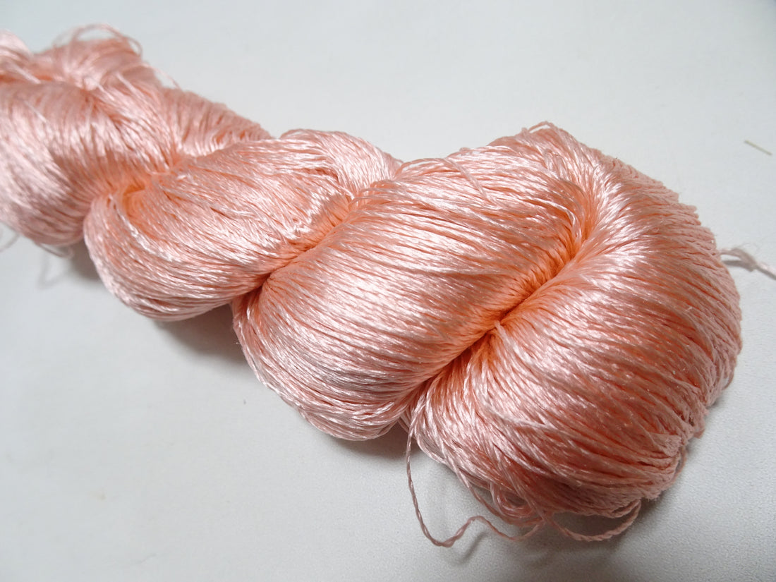 Japanese Vintage Twisted Silk Thread　Embroidery 18802