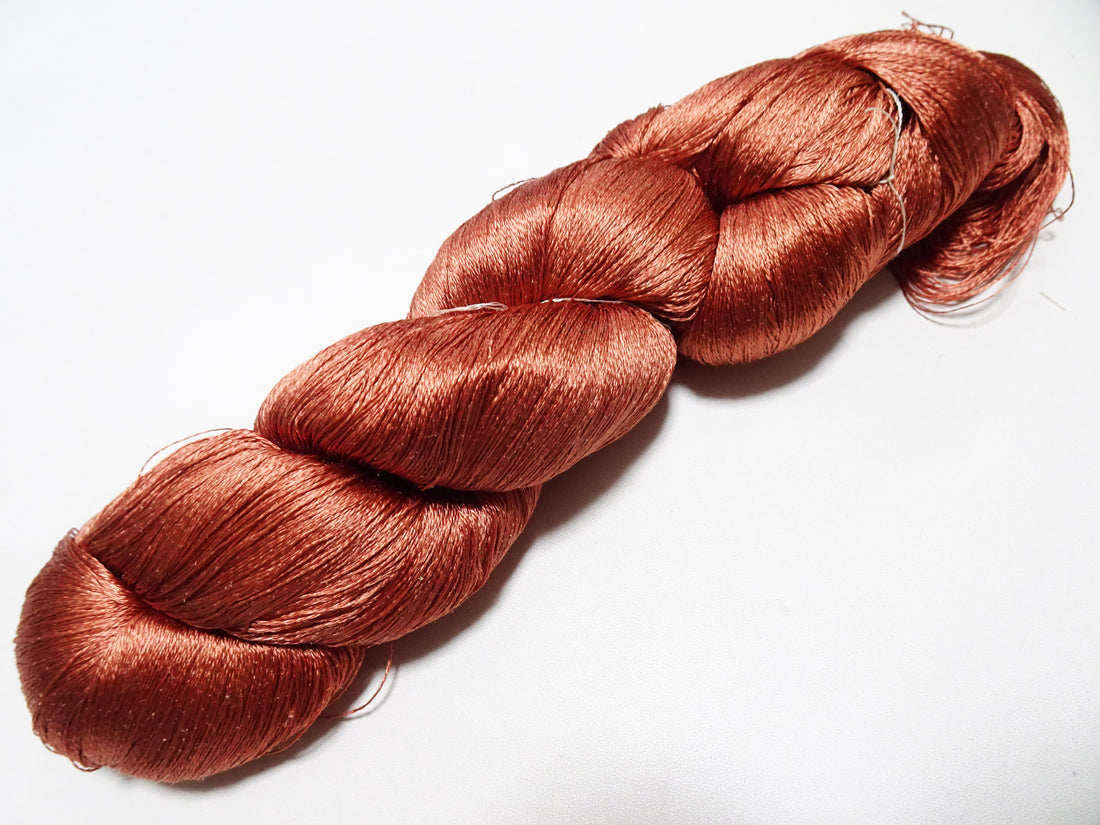 Japanese Vintage Twisted Silk Thread　Embroidery 18803