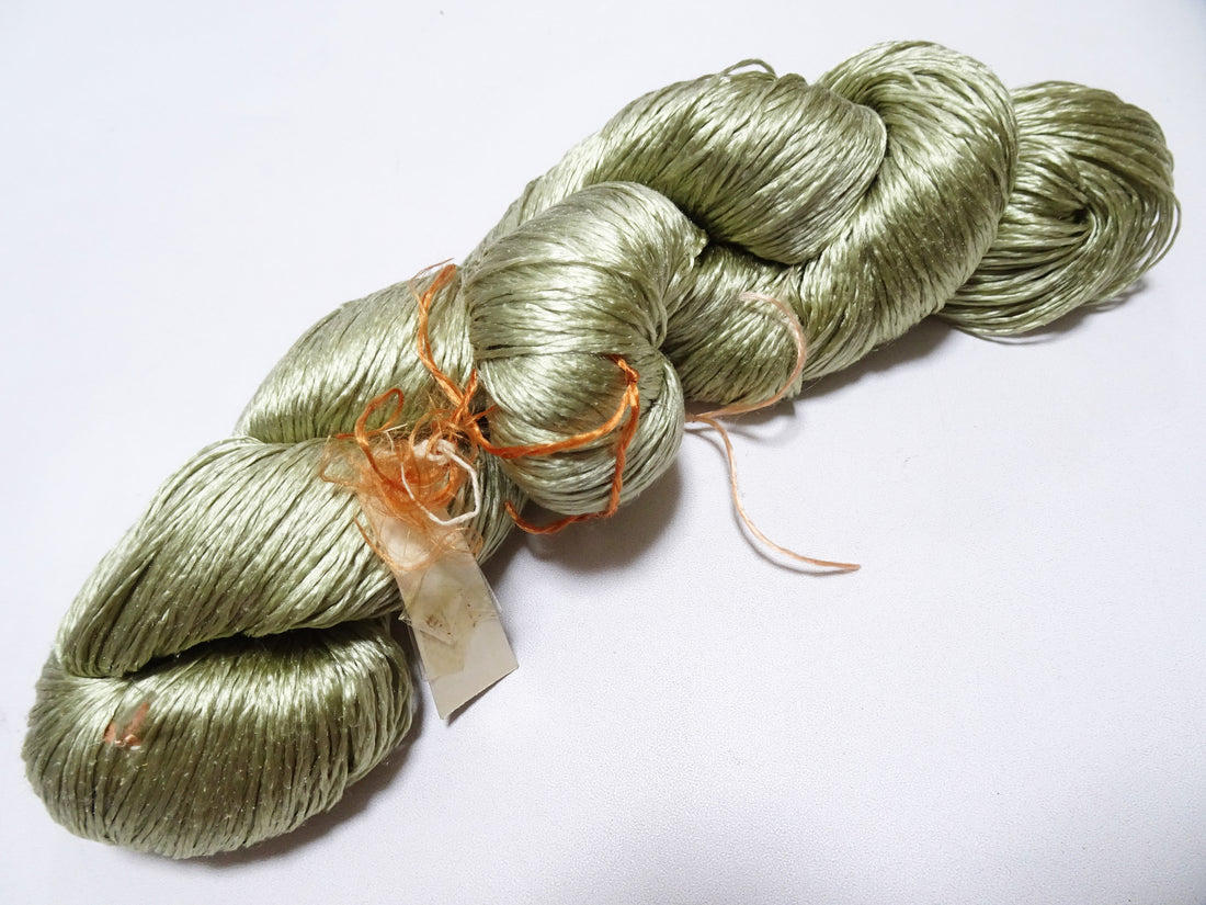Japanese Vintage Twisted Silk Thread　Embroidery 18804