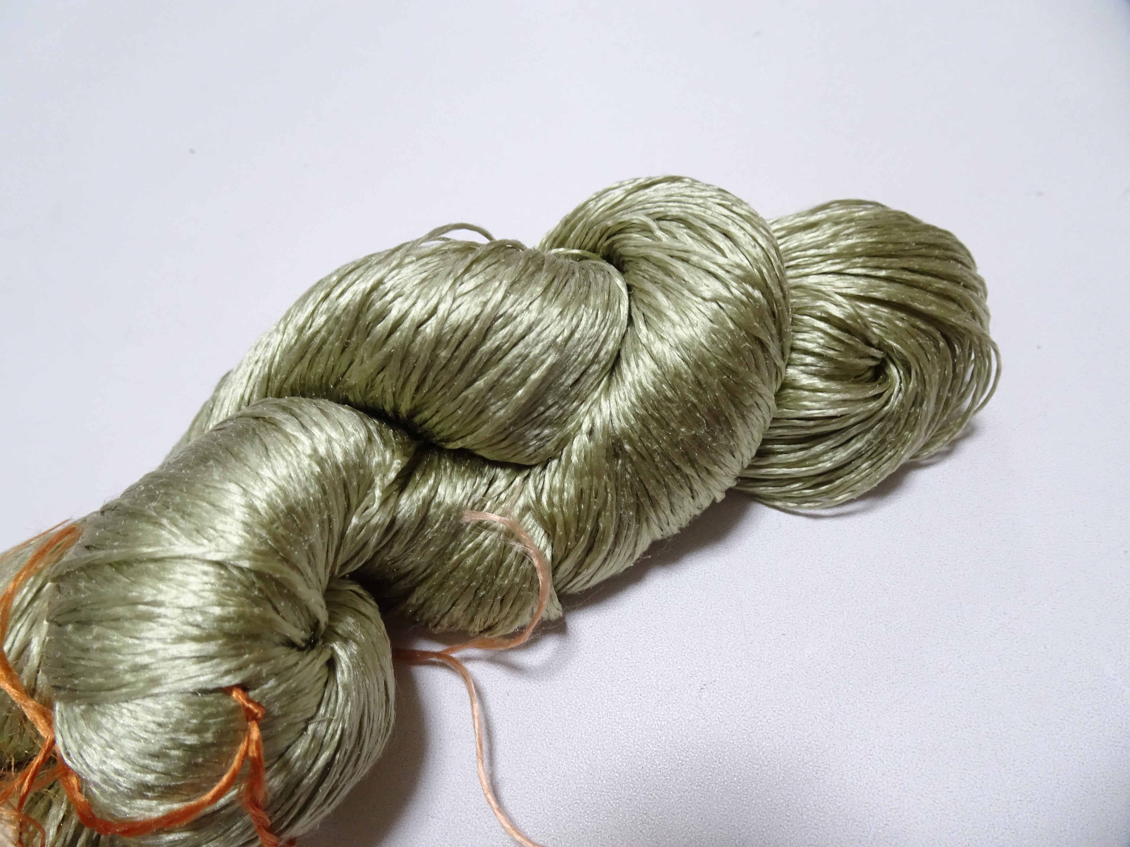 Japanese Vintage Twisted Silk Thread　Embroidery 18804
