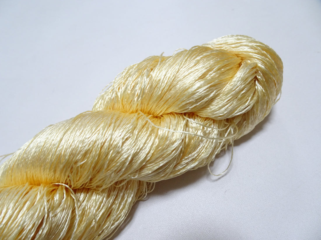 Japanese Vintage Twisted Silk Thread　Embroidery 18806