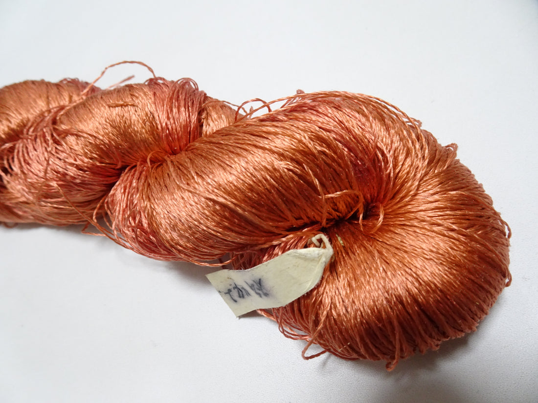 Japanese Vintage Twisted Silk Thread　Embroidery 18811