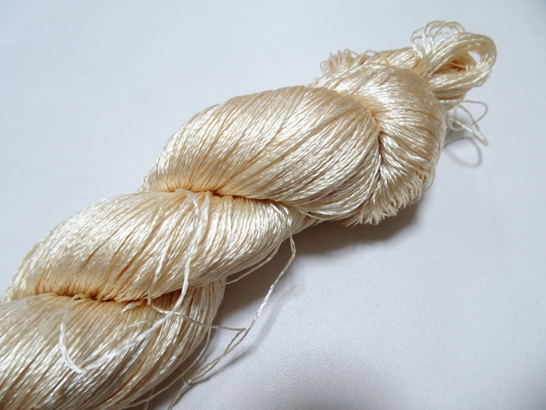 Japanese Vintage Twisted Silk Thread　Embroidery 18813
