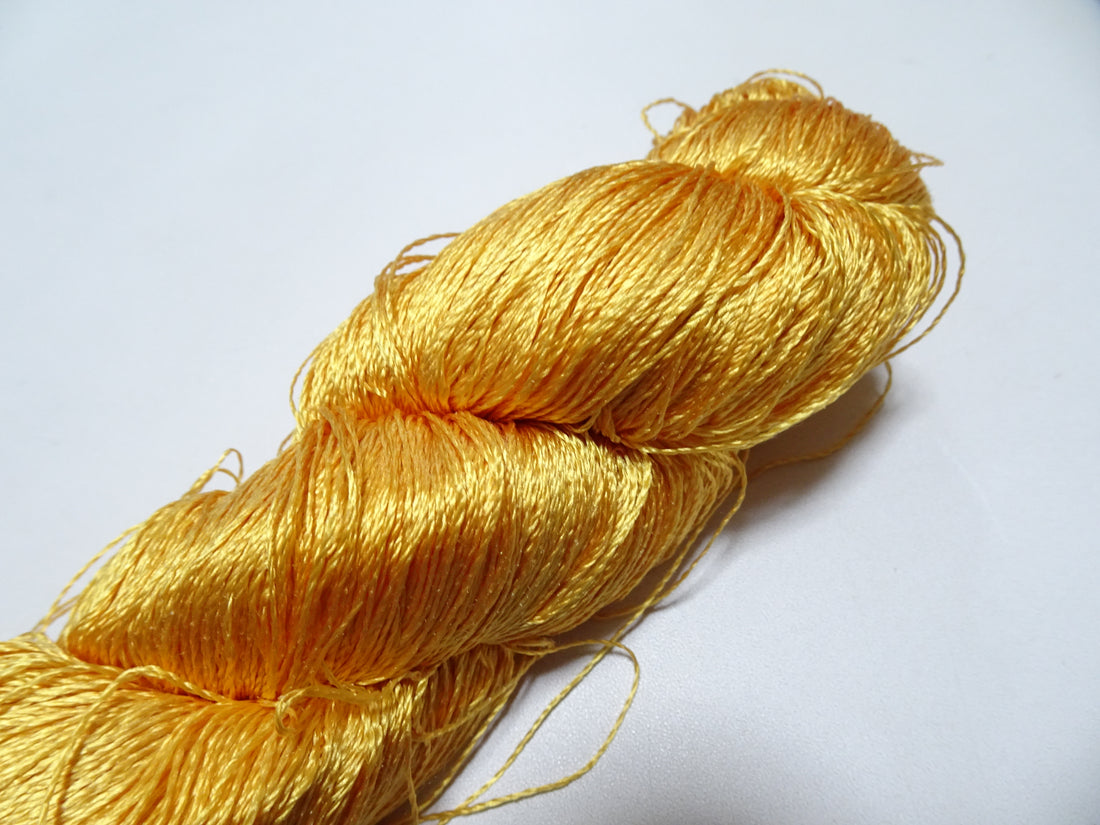 Japanese Vintage Twisted Silk Thread　Embroidery 18816