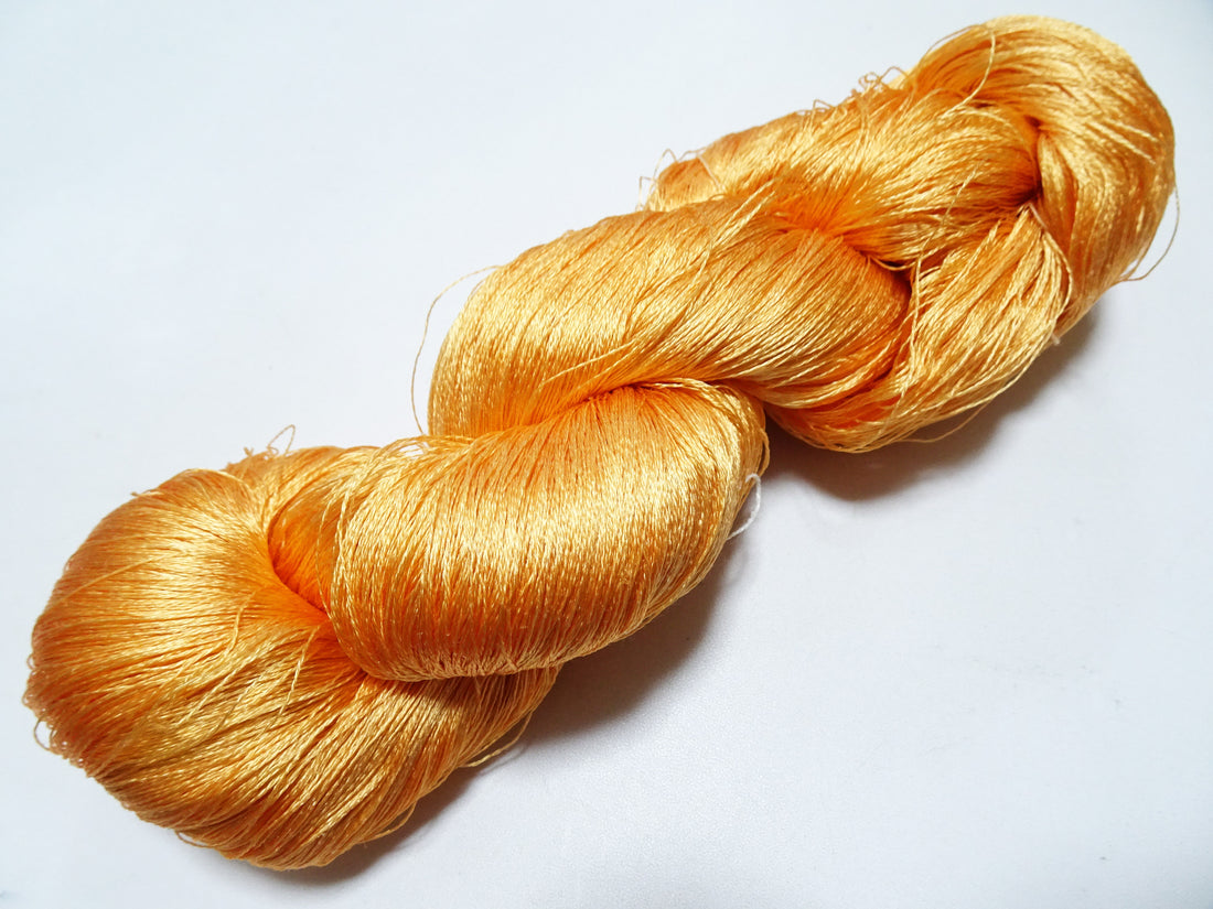 Japanese Vintage Twisted Silk Thread　Embroidery 18819