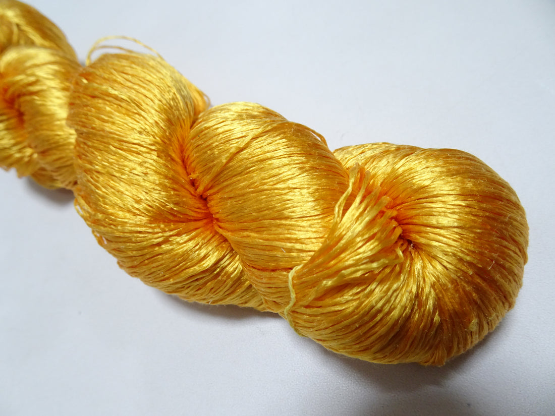Japanese Vintage Twisted Silk Thread　Embroidery 18822