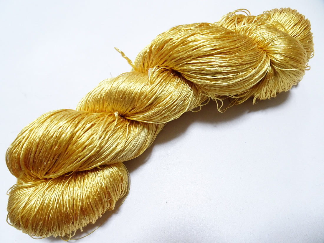 Japanese Vintage Twisted Silk Thread　Embroidery 18825