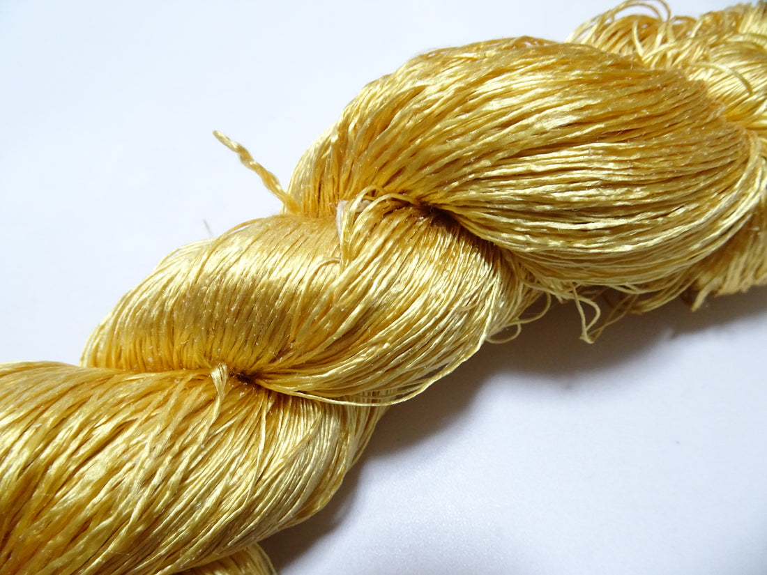 Japanese Vintage Twisted Silk Thread　Embroidery 18825