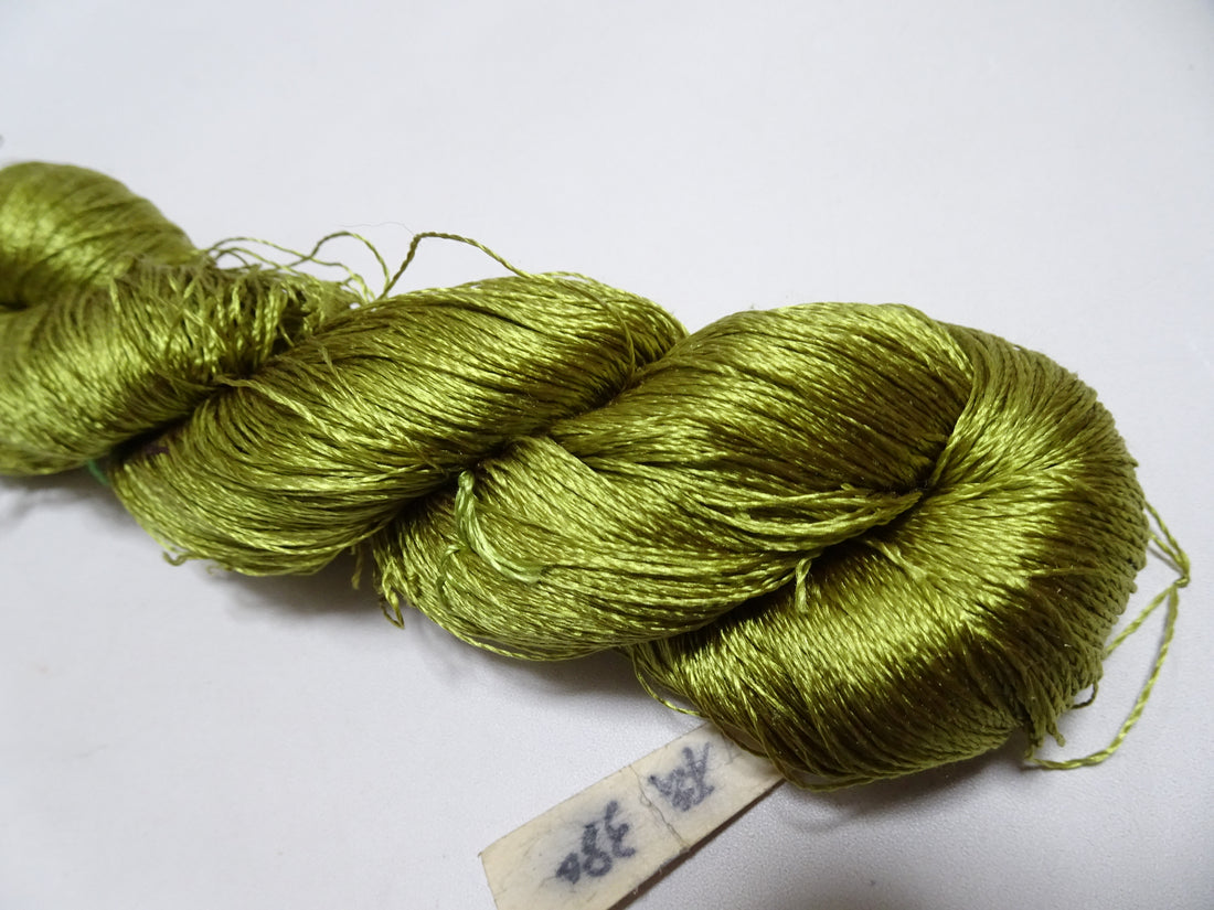 Japanese Vintage Twisted Silk Thread　Embroidery 18830