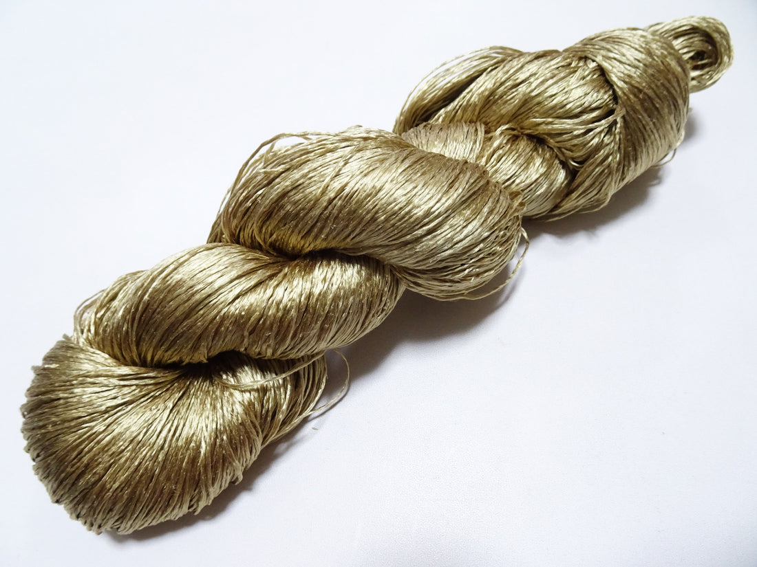 Japanese Vintage Twisted Silk Thread　Embroidery 18831