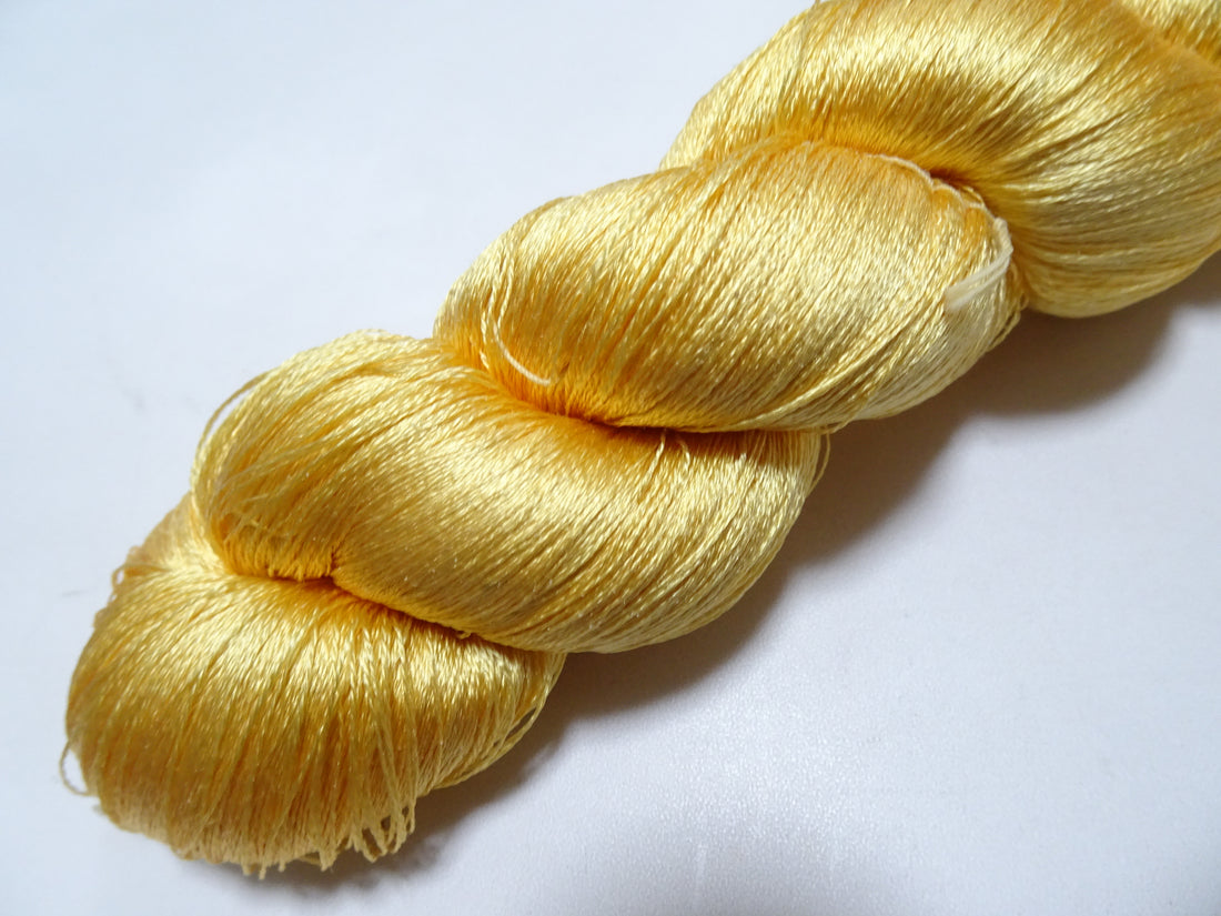 Japanese Vintage Twisted Silk Thread　Embroidery 18833