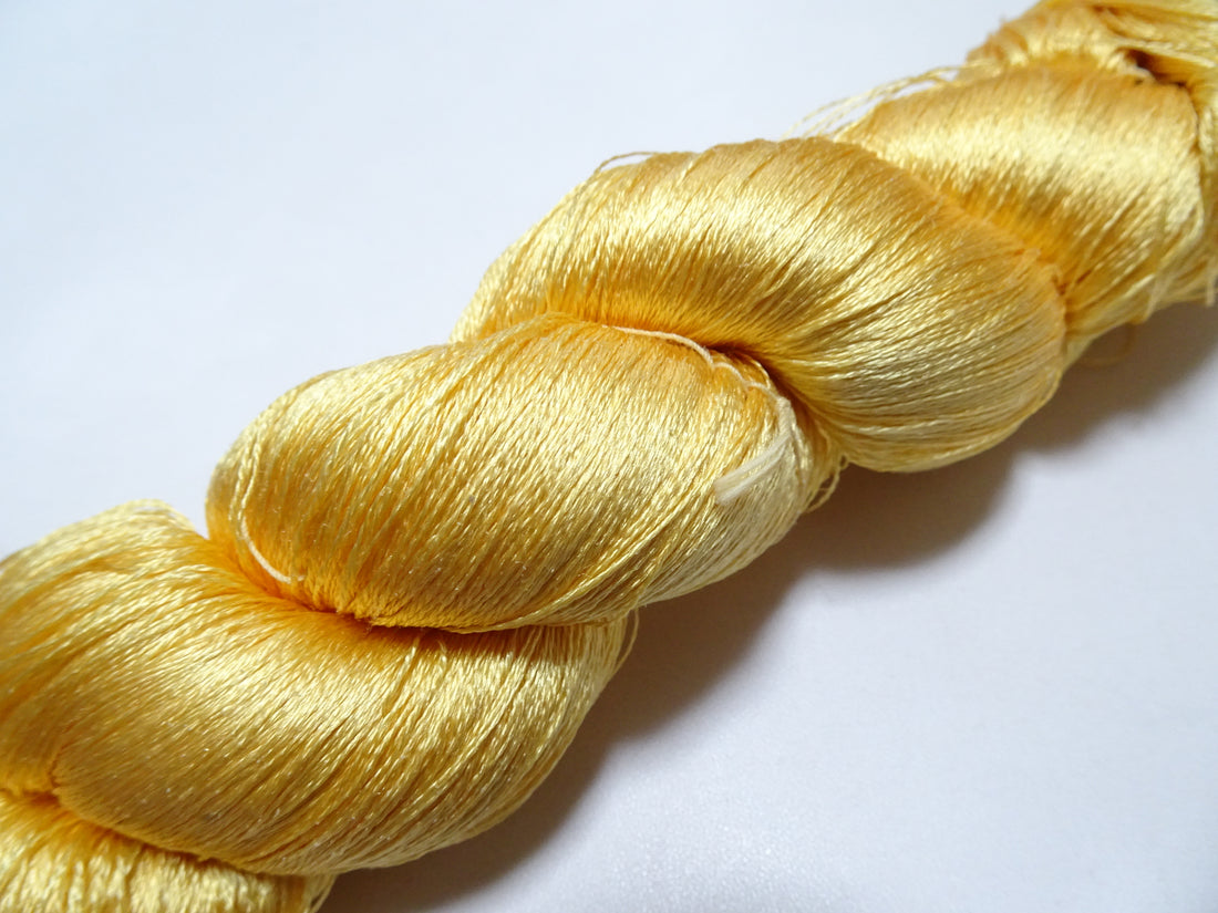 Japanese Vintage Twisted Silk Thread　Embroidery 18833