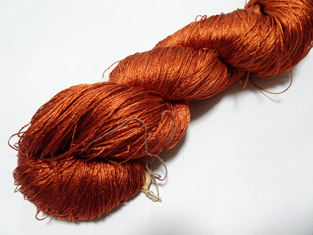 Japanese Vintage Twisted Silk Thread　Embroidery 18834