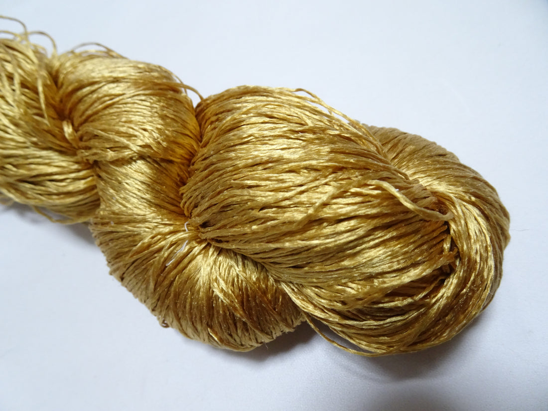 Japanese Vintage Twisted Silk Thread　Embroidery 18835