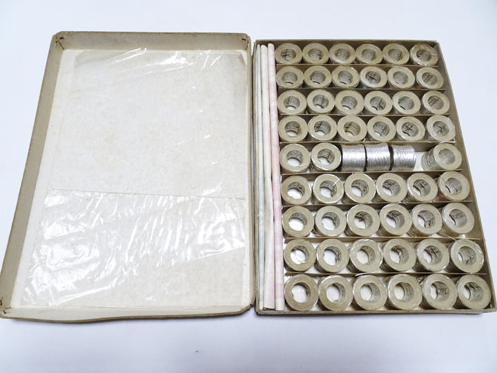 Special price!! Japanese Vintage Finest Pure Silver Leaf thread flat type Hirahaku 54set  embroidery 15881