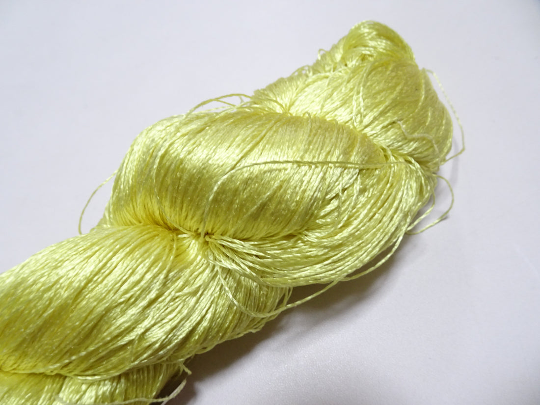 Japanese Vintage Twisted Silk Thread　Embroidery 18837