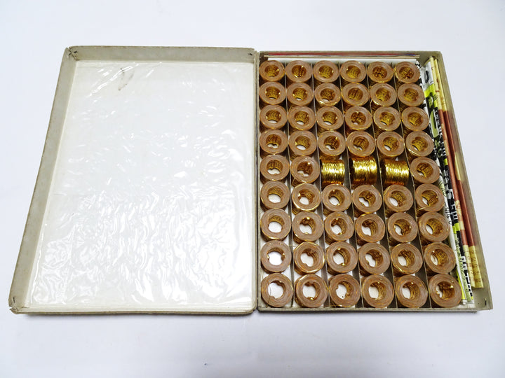 Special price!! Japanese Vintage Finest Gold Leaf (Shin Tankinpaku) flat type Hirahaku 15set  embroidery 15884