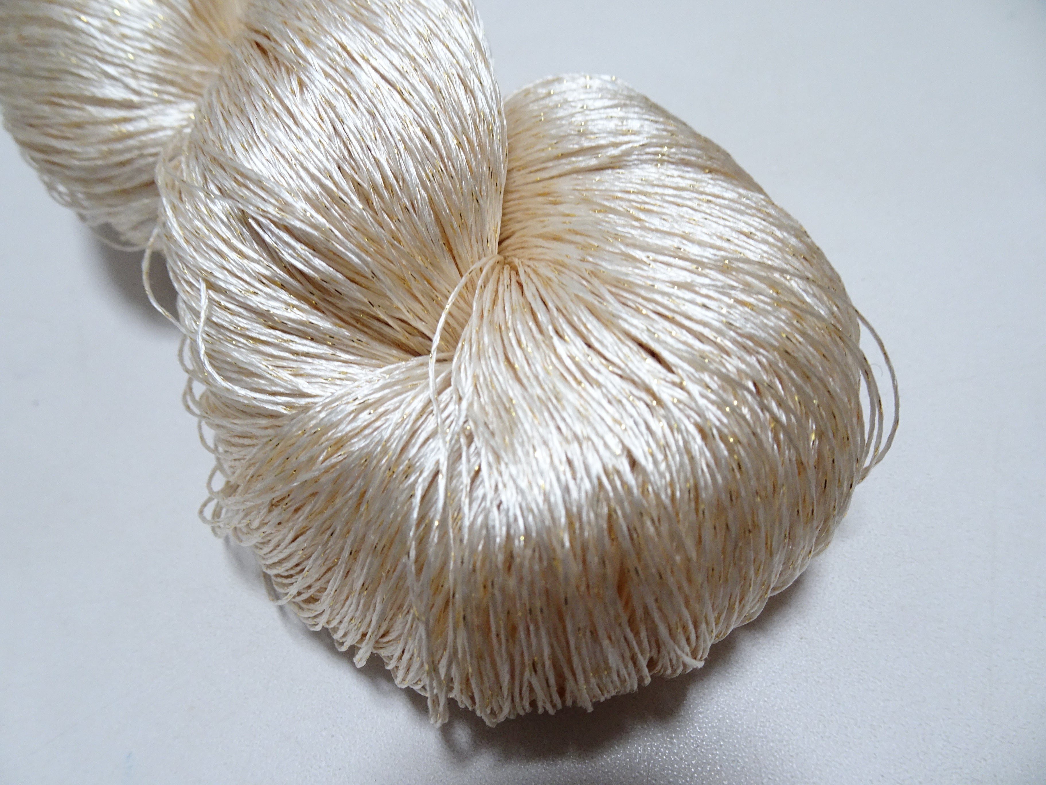 Japanese Vintage High Class Rare Silk Thread Mixture of Gold embroidery 15888