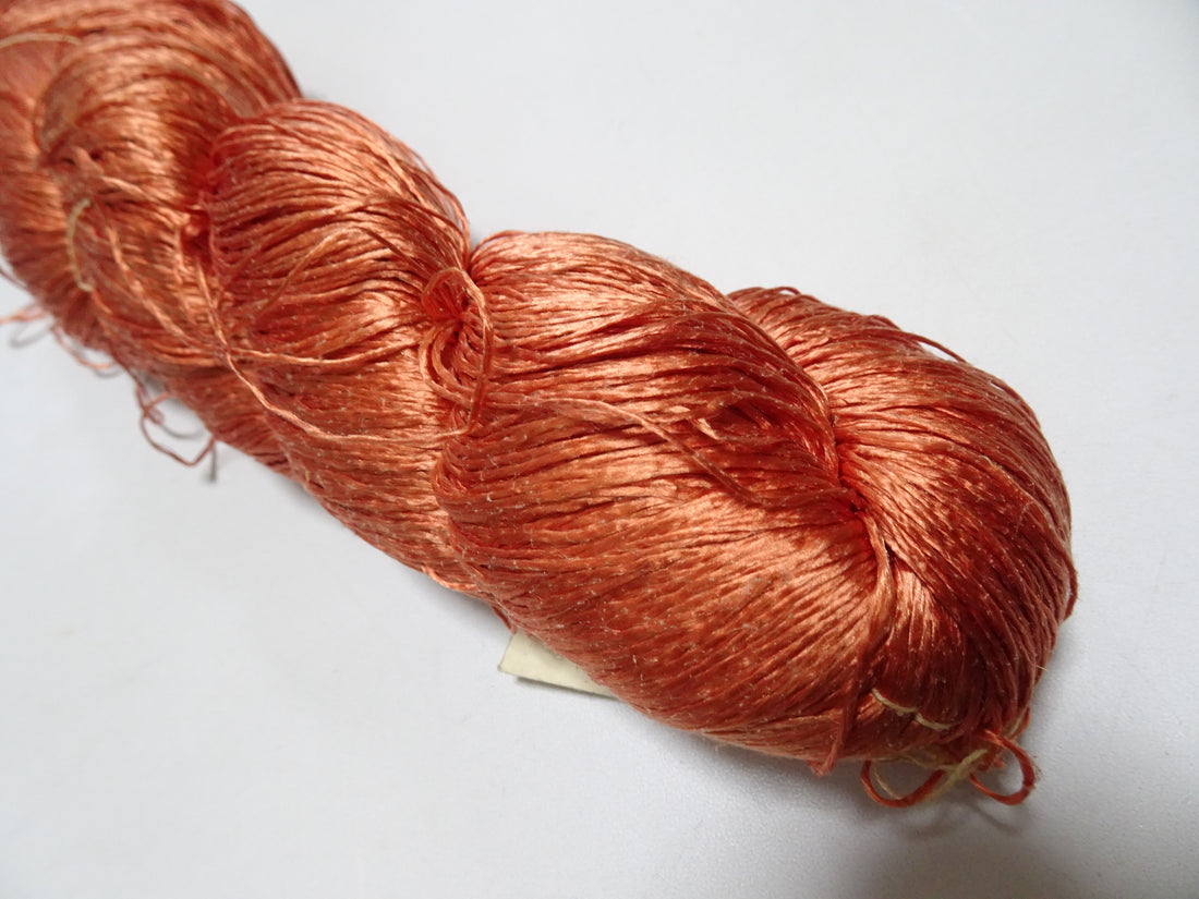 Japanese Vintage Twisted Silk Thread　Embroidery 18845