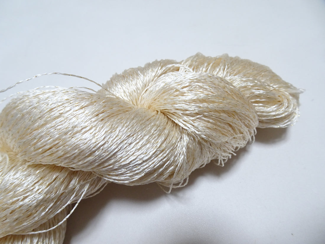 Japanese Vintage High Class Rare Silk Thread Mixture of Gold embroidery 15891