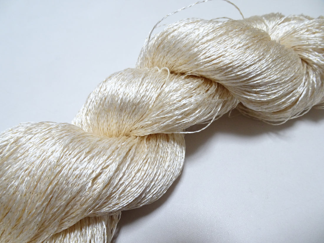 Japanese Vintage High Class Rare Silk Thread Mixture of Gold embroidery 15891