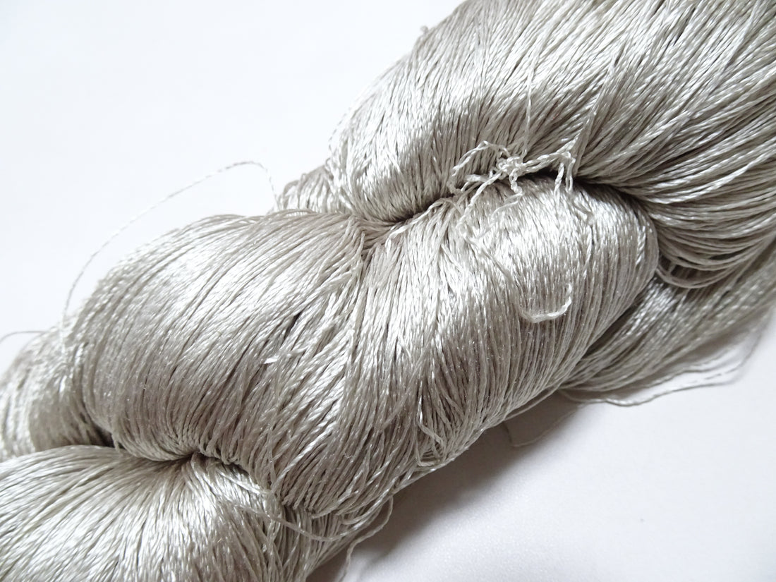 Japanese Vintage Twisted Silk Thread　Embroidery 18847