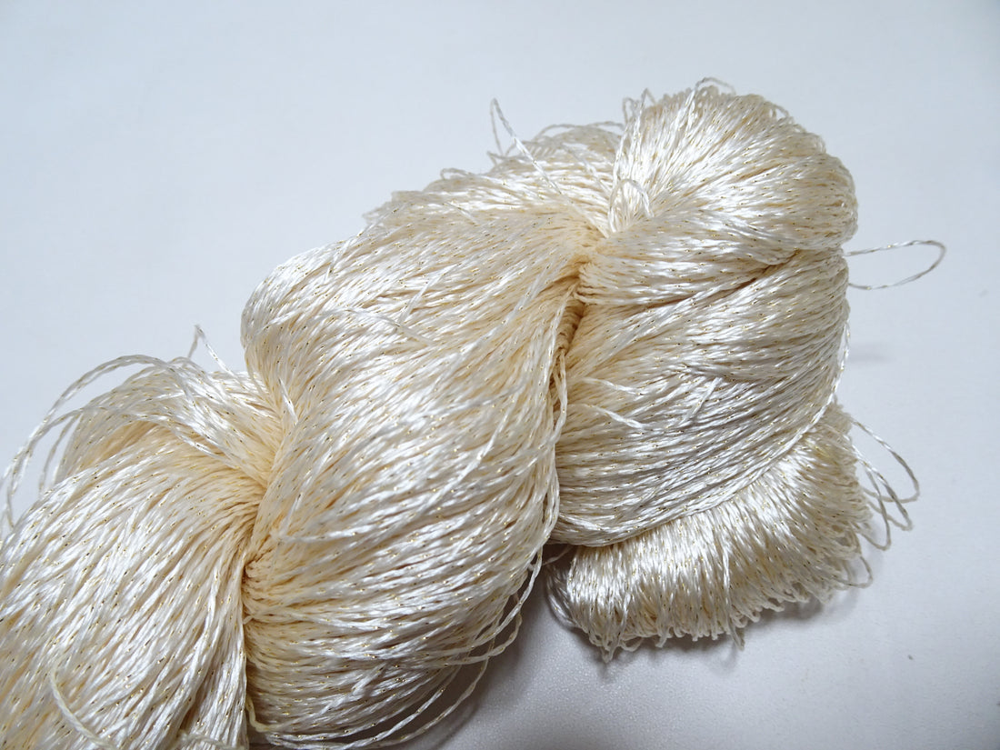 Japanese Vintage High Class Rare Silk Thread Mixture of Gold embroidery 15893