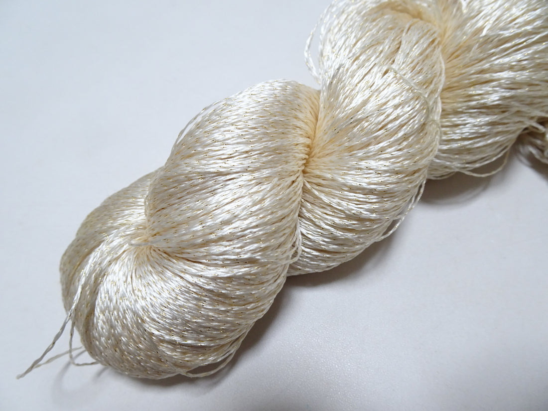 Japanese Vintage High Class Rare Silk Thread Mixture of Gold embroidery 15893