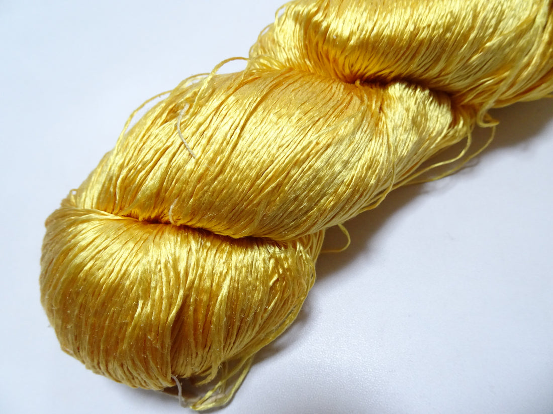 Japanese Vintage Twisted Silk Thread　Embroidery 18848