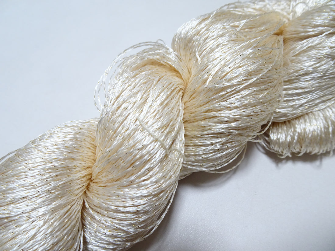 Japanese Vintage High Class Rare Silk Thread Mixture of Gold embroidery 15893