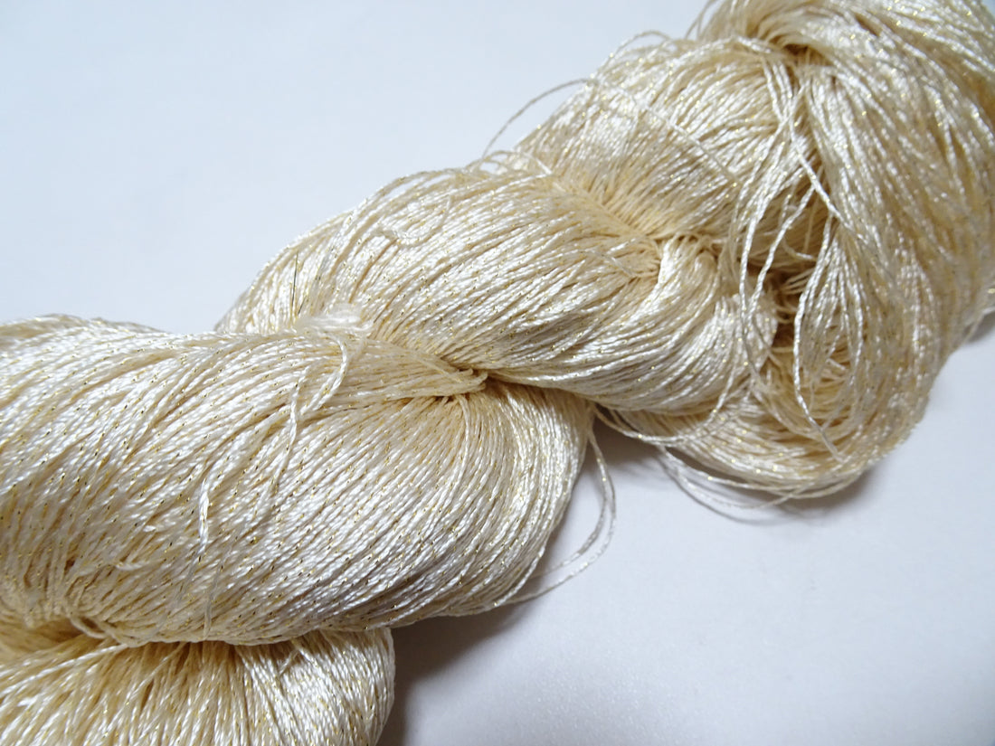 Japanese Vintage High Class Rare Silk Thread Mixture of Gold embroidery 15894