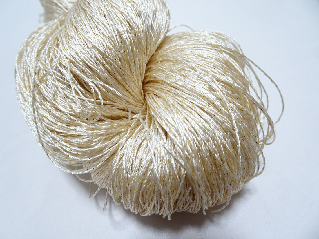 Japanese Vintage High Class Rare Silk Thread Mixture of Gold embroidery 15894