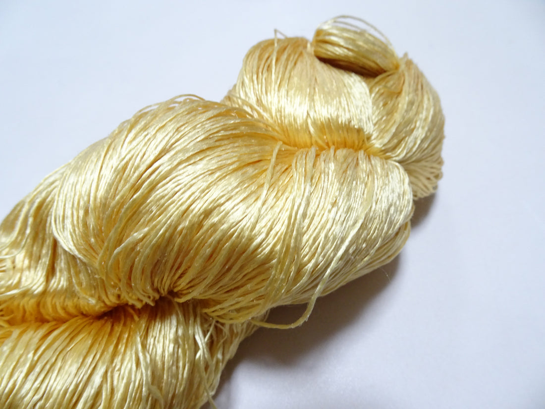 Japanese Vintage Twisted Silk Thread　Embroidery 18850