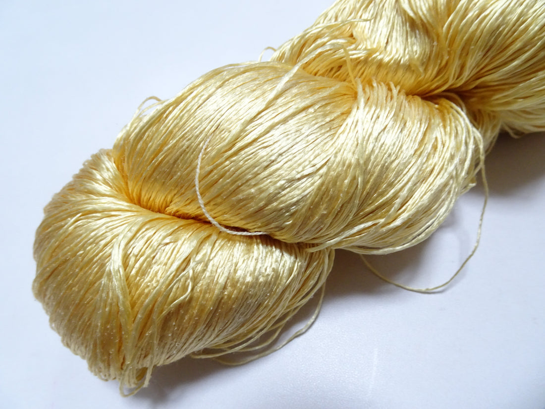 Japanese Vintage Twisted Silk Thread　Embroidery 18850