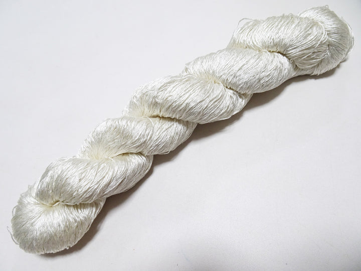 Japanese Vintage High Class Rare Silk Thread Mixture of Silver embroidery 15896