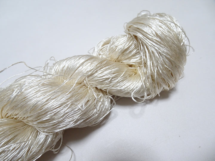 Japanese Vintage High Class Rare Silk Thread Mixture of Silver embroidery 15901