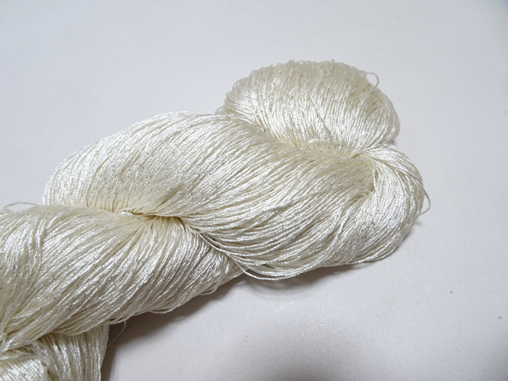 Japanese Vintage High Class Rare Silk Thread Mixture of Silver embroidery 15902