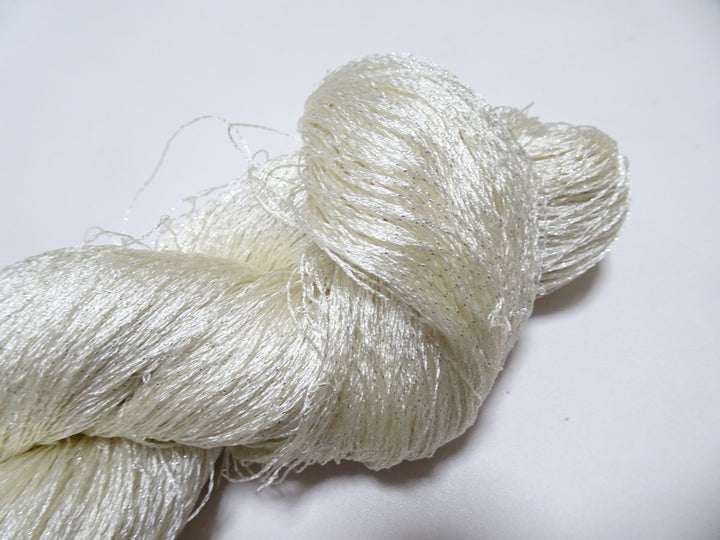 Japanese Vintage High Class Rare Silk Thread Mixture of Silver embroidery 15904