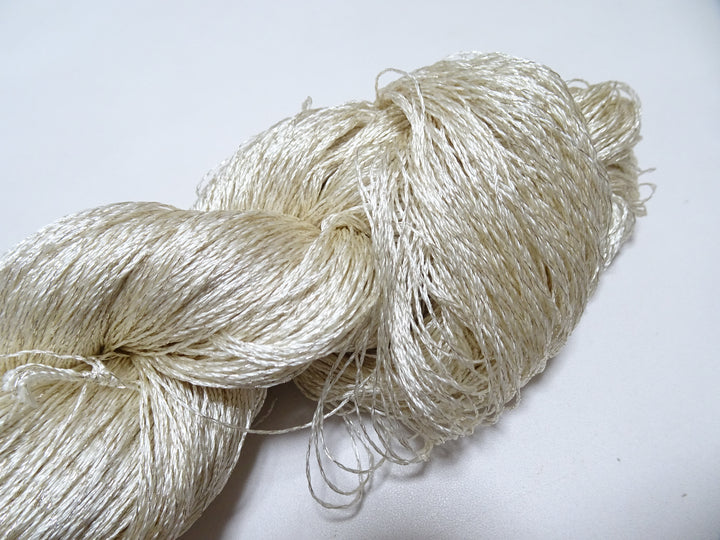 Japanese Vintage High Class Rare Silk Thread Mixture of Silver embroidery 15906