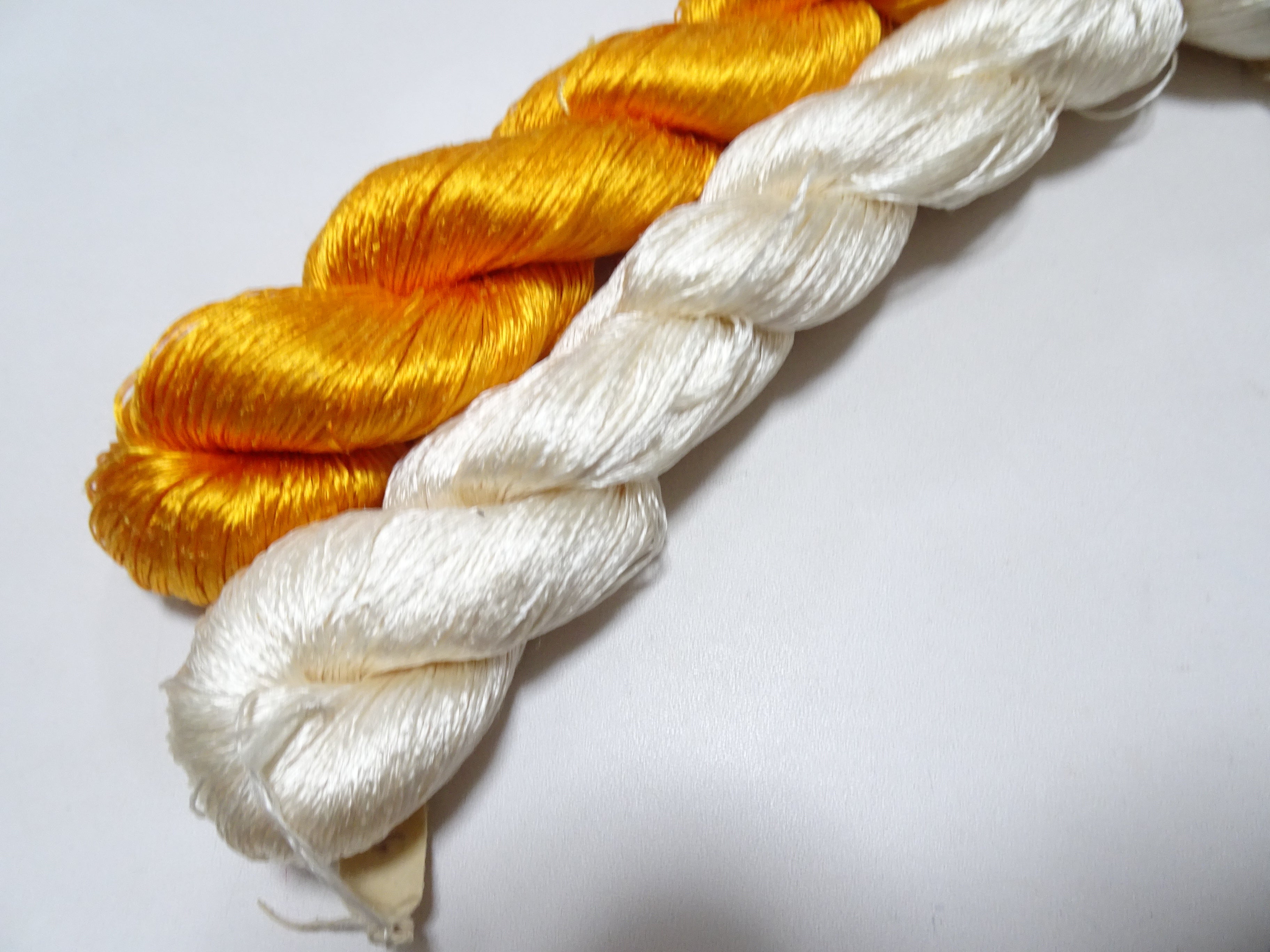 Japanese Vintage Twisted Silk Thread　2sets Embroidery 18861