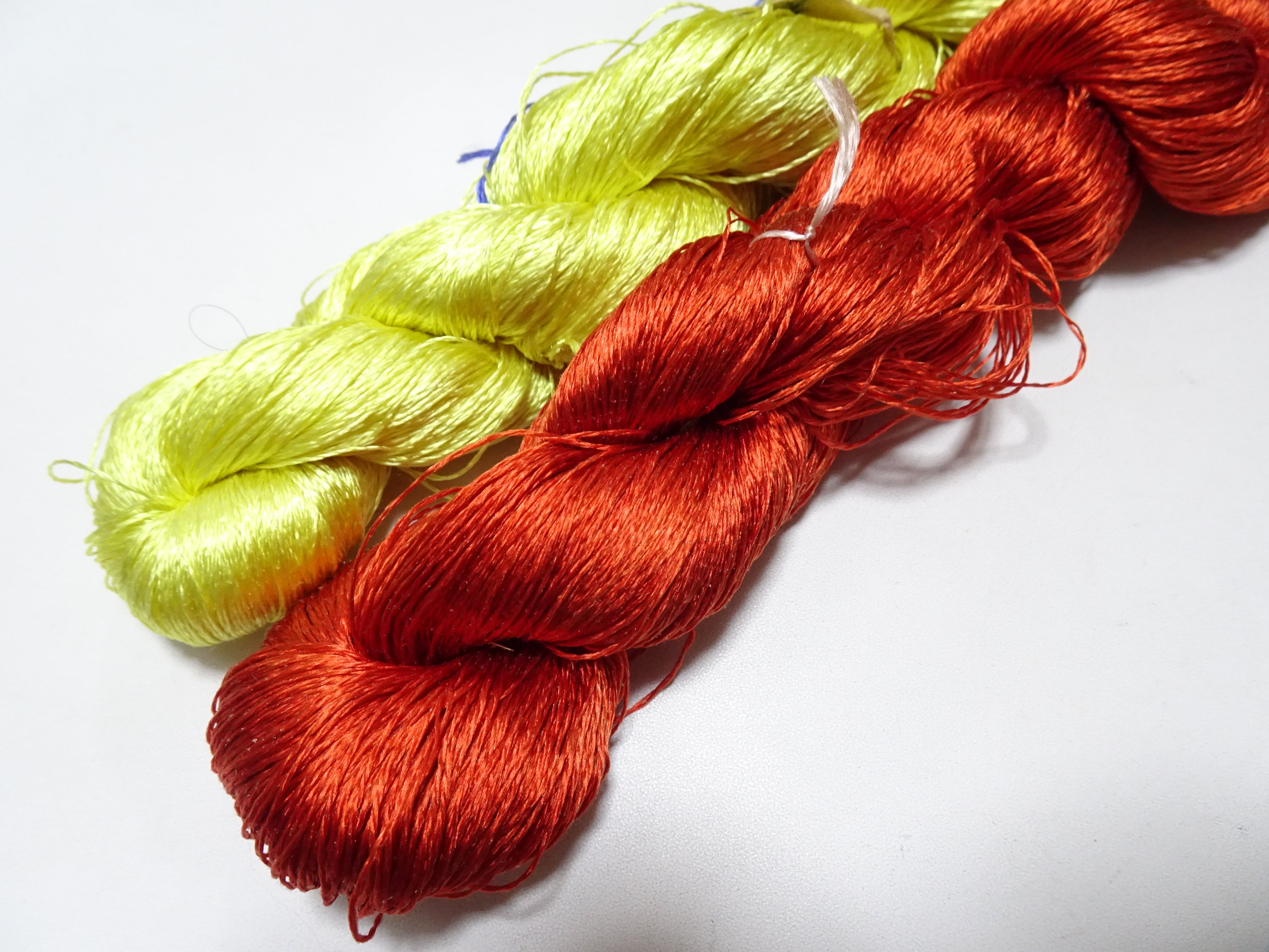 Japanese Vintage Twisted Silk Thread　2sets Embroidery 18862