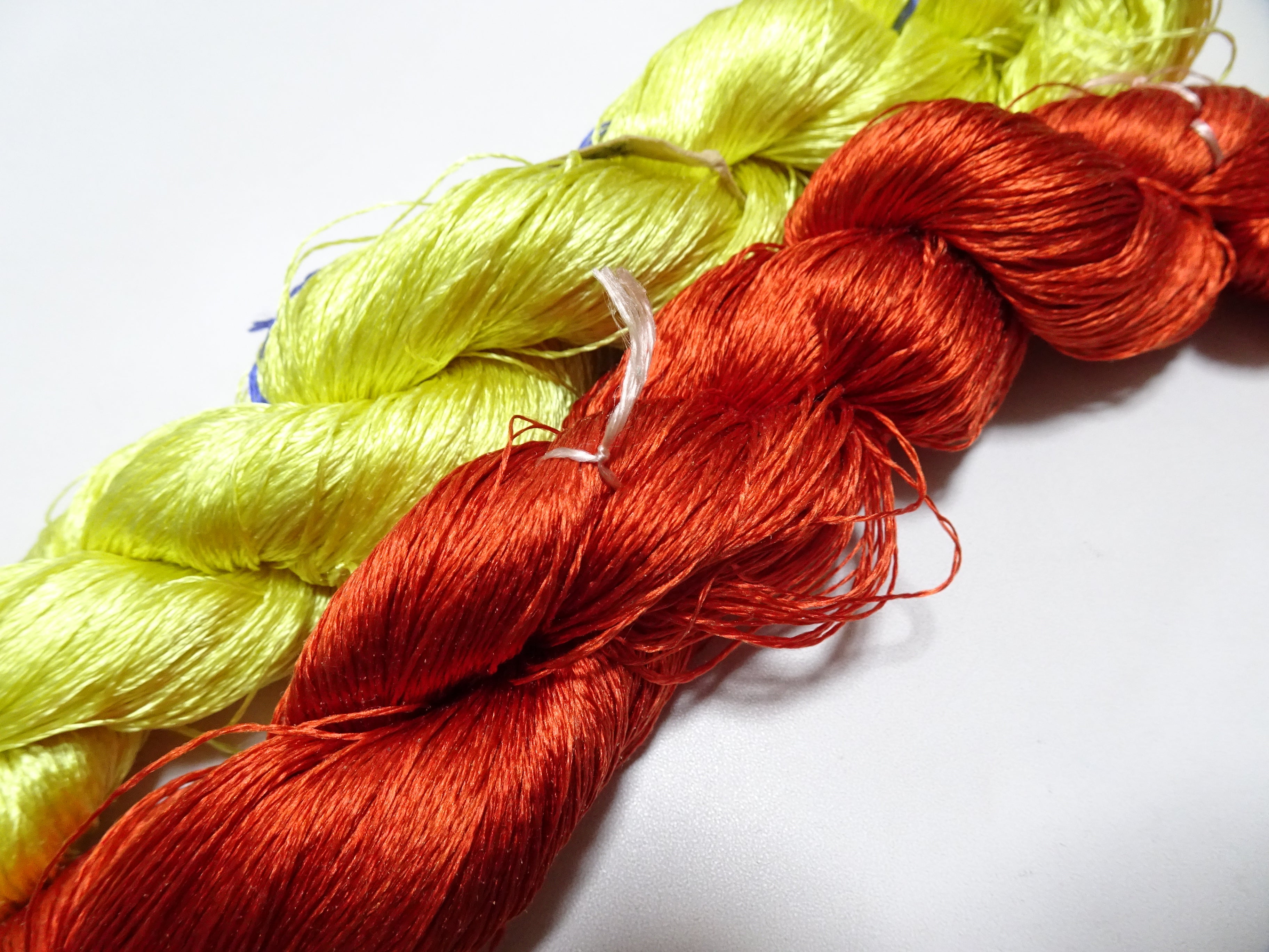 Japanese Vintage Twisted Silk Thread　2sets Embroidery 18862