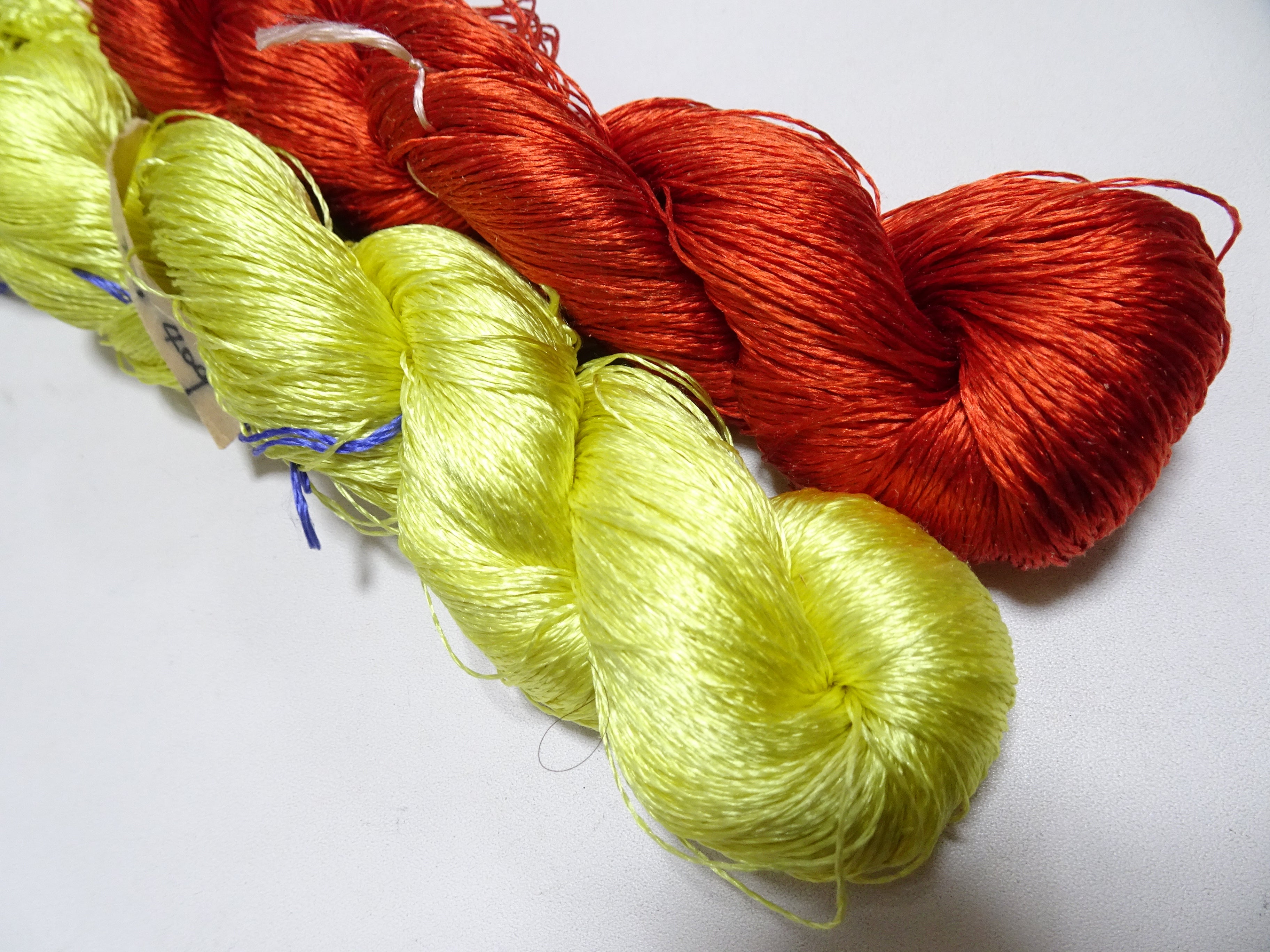Japanese Vintage Twisted Silk Thread　2sets Embroidery 18862
